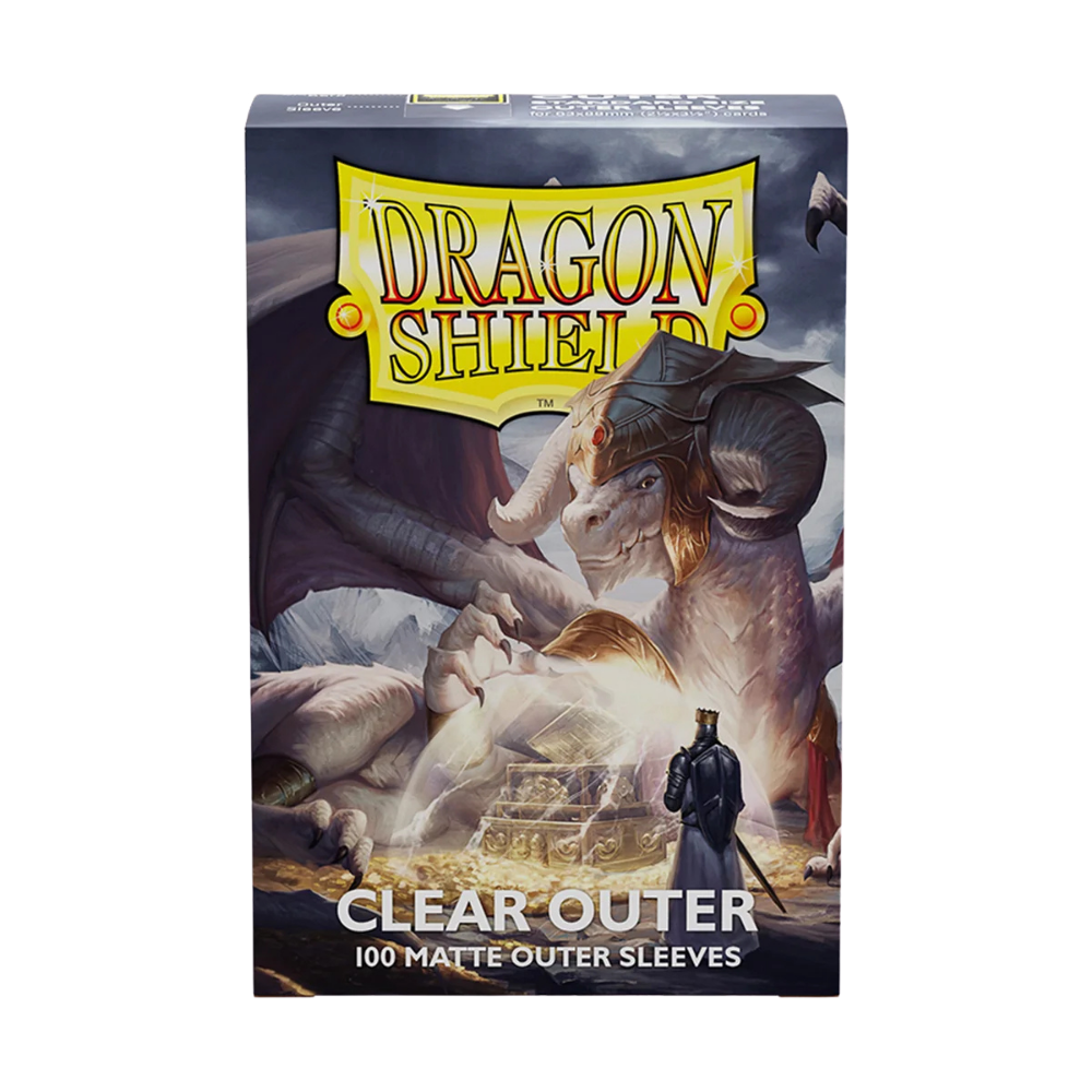 Dragon Shield - Outer Sleeves - Clear/Klar - Matt (100x)