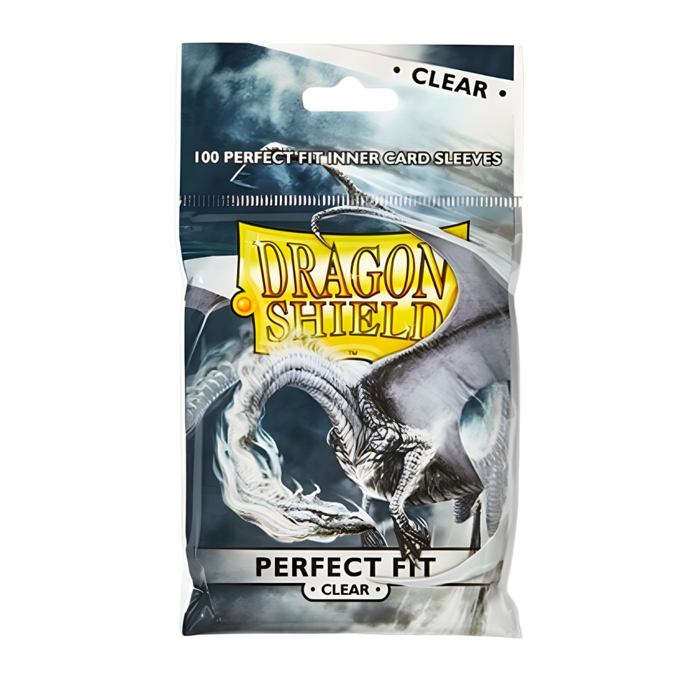 Dragon Shield - Standard Size - Perfect Fit Sleeves - Clear/Klar (100x)