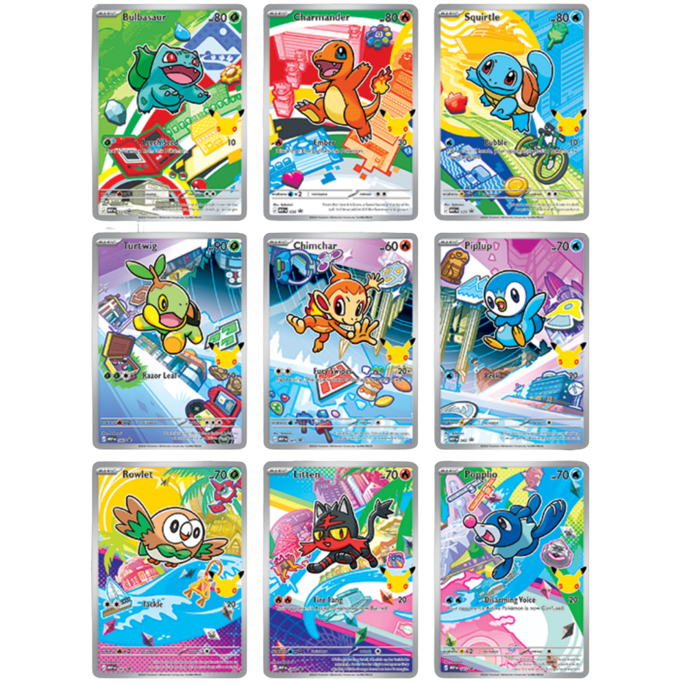 Pokémon - First Partner Illustration Collection – Englisch