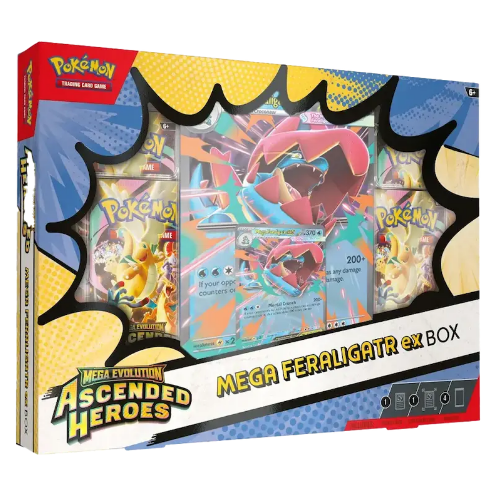Pokémon - Ascended Heroes - Mega Evolution - ME2.5 – Mega Feraligatr EX Box - Englisch