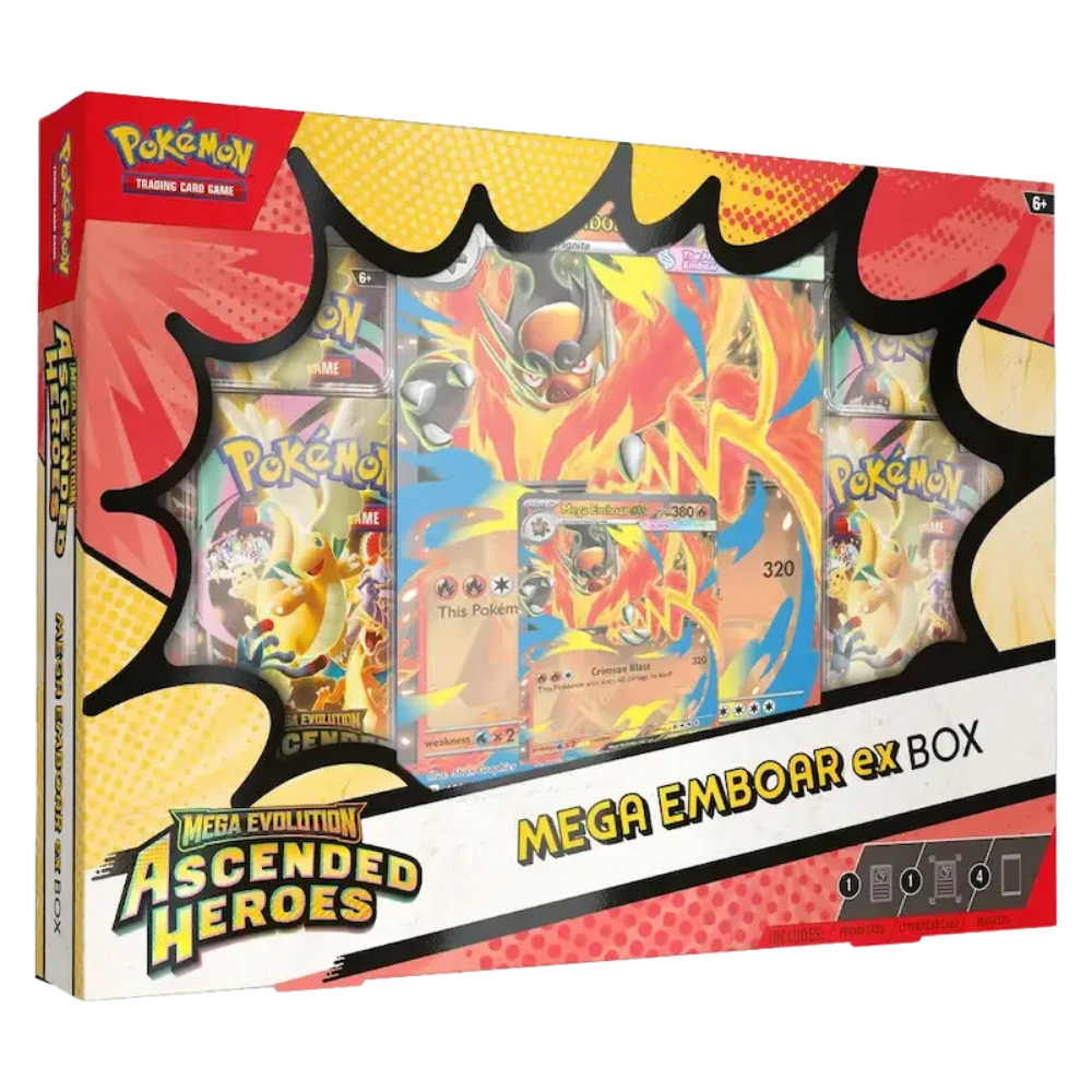 Pokémon - Ascended Heroes - Mega Evolution - ME2.5 – Mega Emboar EX Box - Englisch