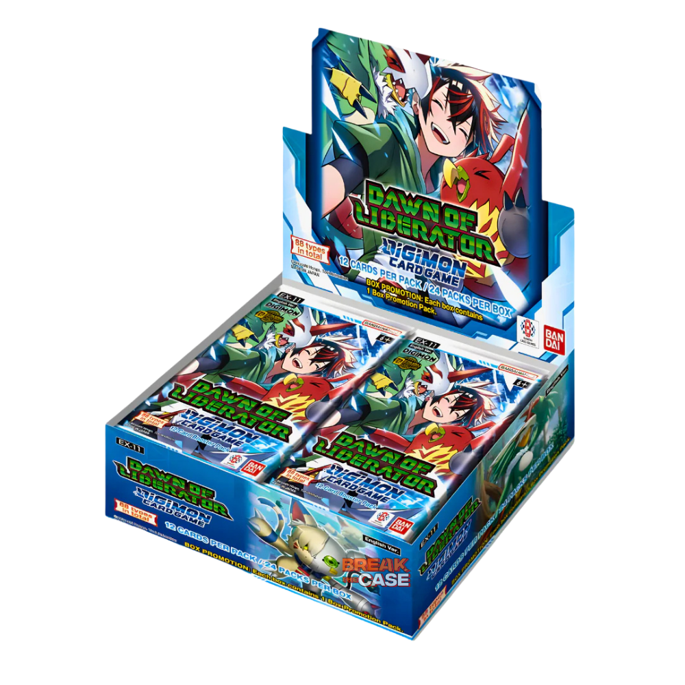 Digimon Card Game EX-11 - Dawn of Liberator - Booster Display – Englisch