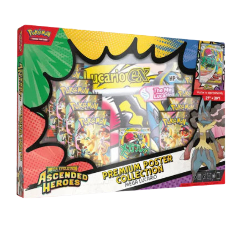 Pokémon - Ascended Heroes - Mega Evolution - ME2.5 – Premium Poster Collection – Englisch
