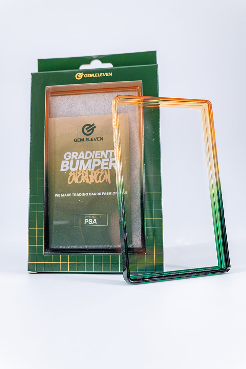 Gem.Eleven Cardsaver - PSA Bumper - Gradiant Color - EVERGREEN
