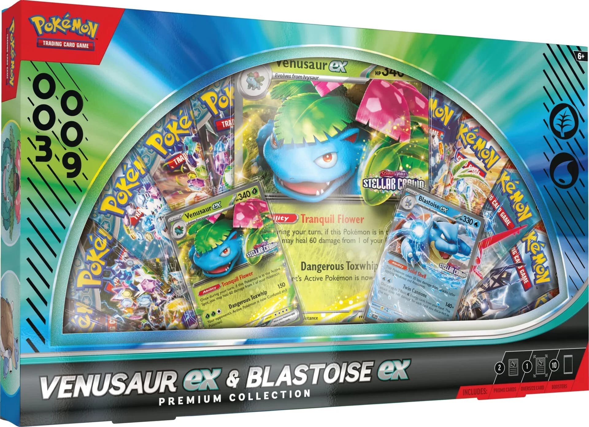 Pokemon - Venusaur EX & Blastoise EX Box - Englisch