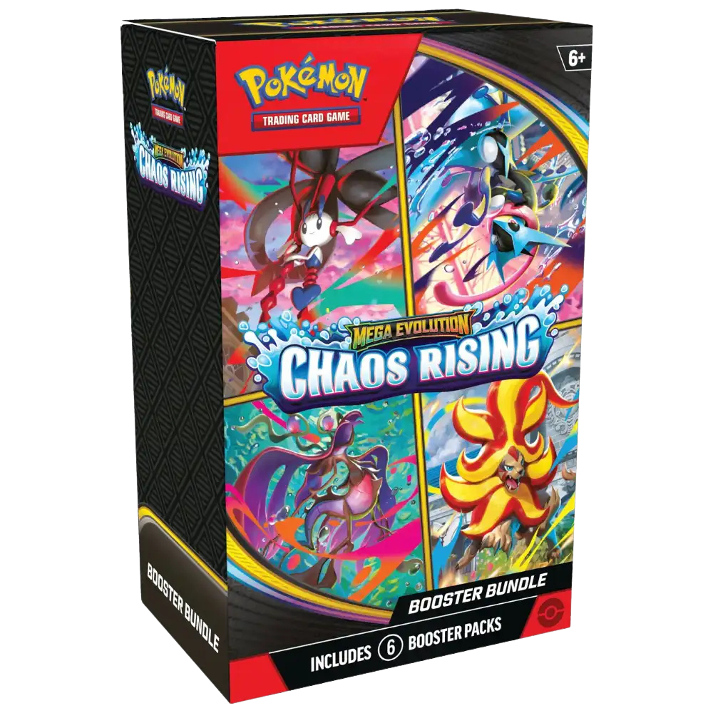 Pokemon - Chaos Rising - Mega Evolution - ME04 – Booster Bundle – Englisch