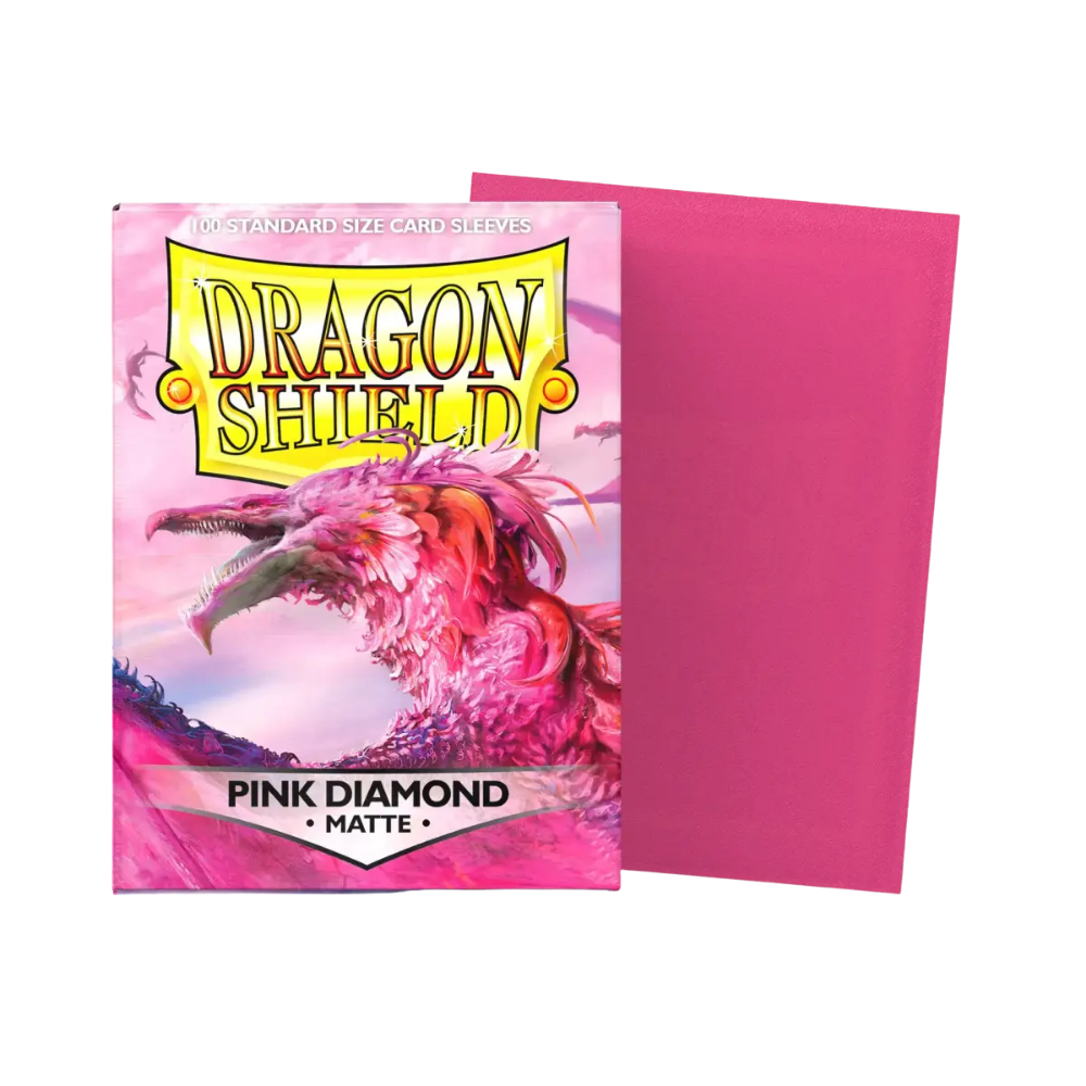 Dragon Shield - Standart Card Sleeves Matte - Pink Diamond (100x)