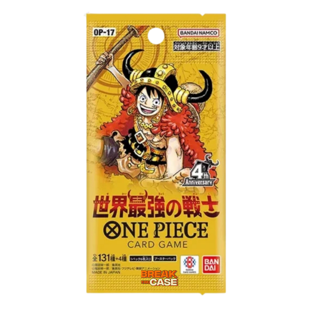One Piece Card Game - OP17 - The World's Strongest Warriors – Booster - Japanisch [JP]