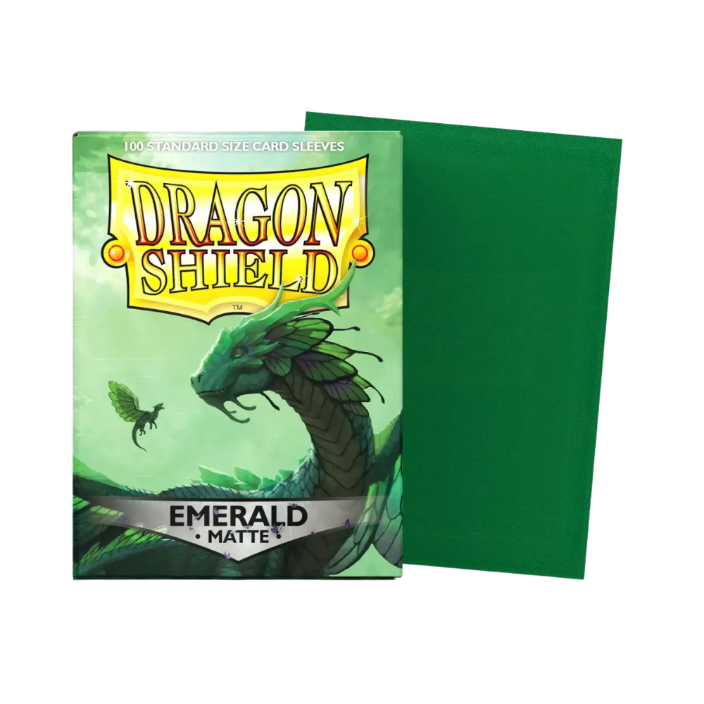 Dragon Shield - Standart Card Sleeves Matte - Emerald (100x)