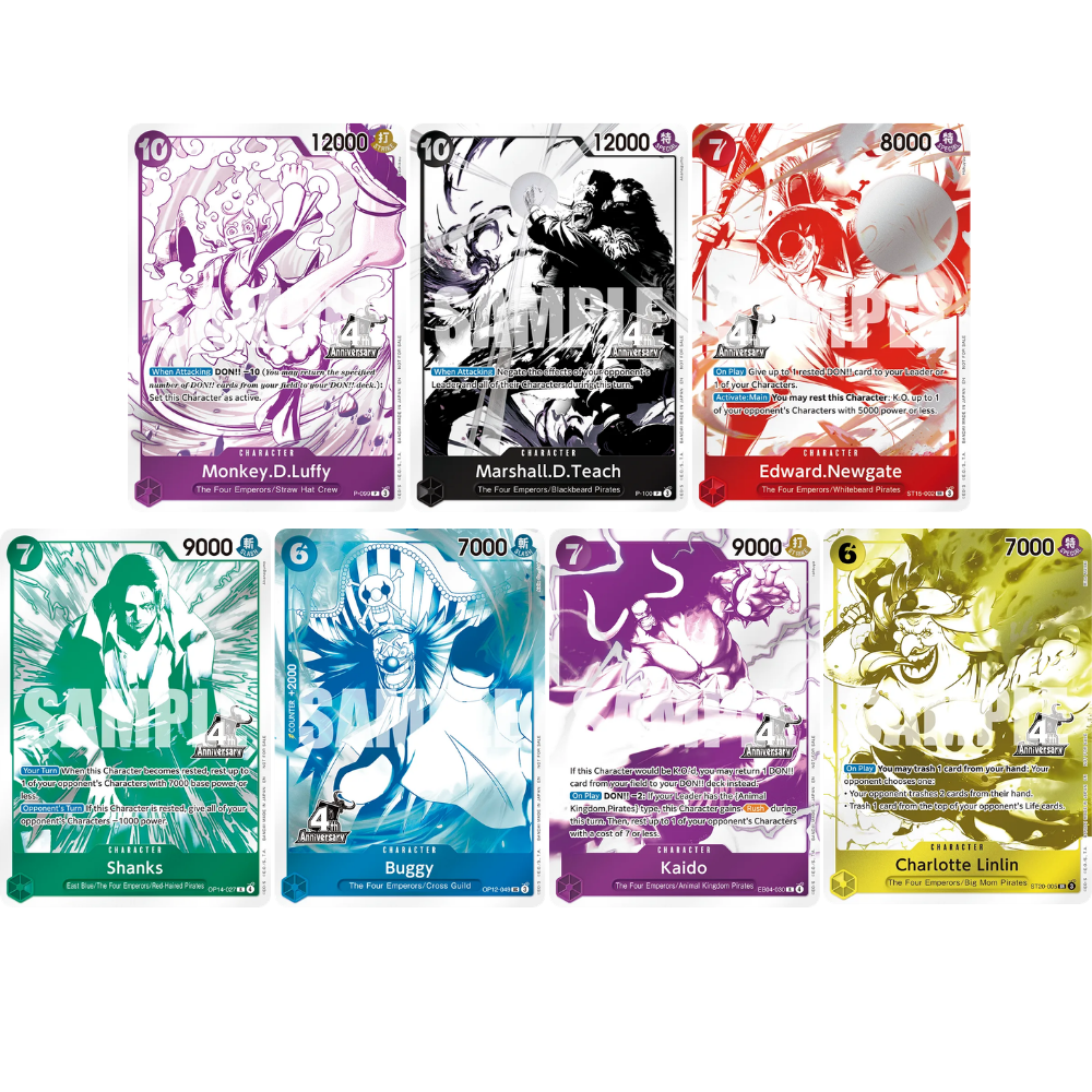 One Piece Card Game - 4th Anniversary TREASURE CAMPAIGN PACK - [OP-17] - Englisch