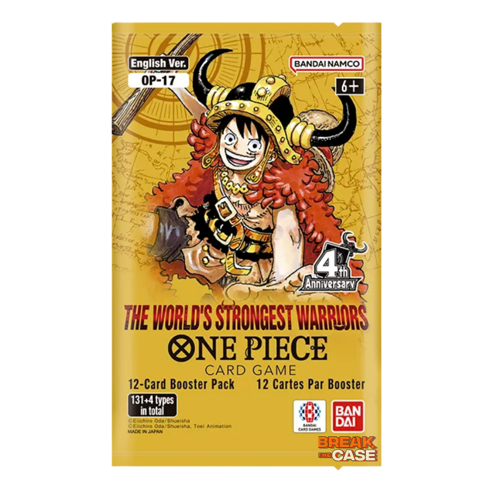 One Piece Card Game - THE WORLD'S STRONGEST WARRIORS - Booster [OP-17] - Englisch