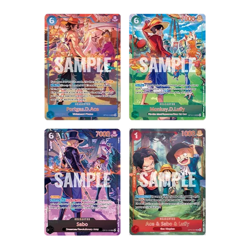 One Piece Card Game - English - 3rd Anniversary Set - Luffy / Ace / Sabo - Englisch