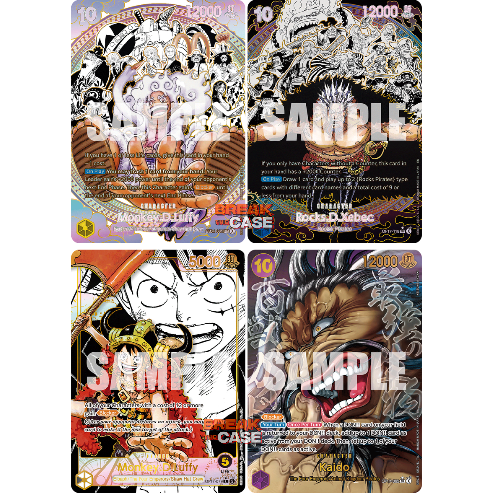 One Piece Card Game - THE WORLD'S STRONGEST WARRIORS - Booster [OP-17] - Englisch
