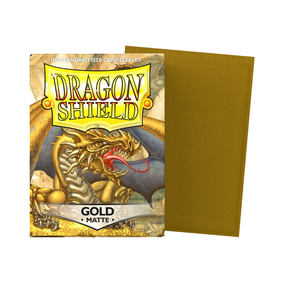 Dragon Shield - Standart Card Sleeves Matte - Gold (100x)