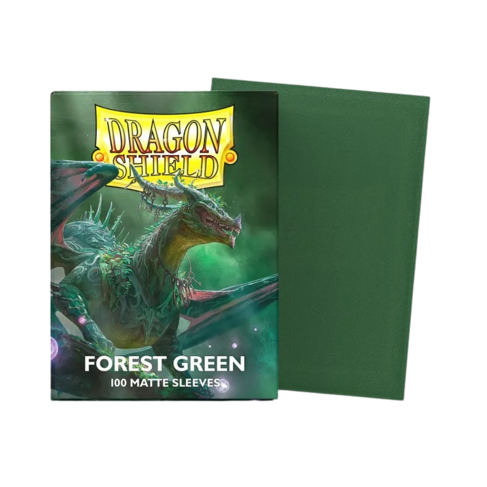 Dragon Shield - Standart Card Sleeves Matte - Forest Green (100x)