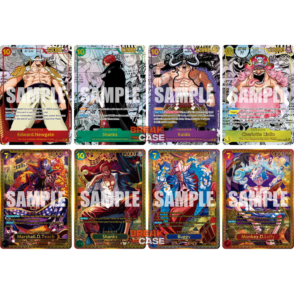 One Piece Card Game - THE WORLD'S STRONGEST WARRIORS - Booster [OP-17] - Englisch