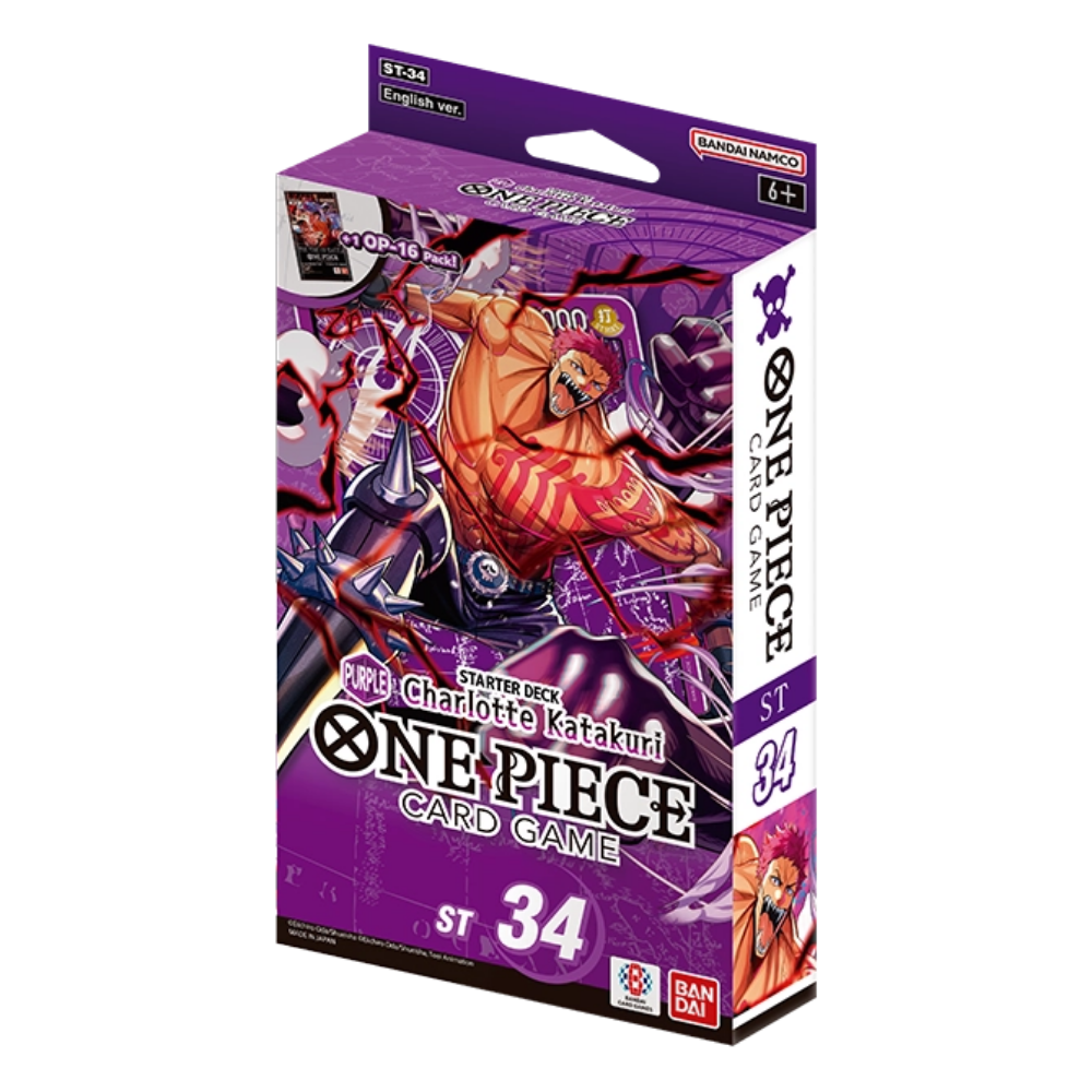 One Piece Card Game - STARTER DECK - PURPLE Charlotte Katakuri - [ST-34] - Englisch