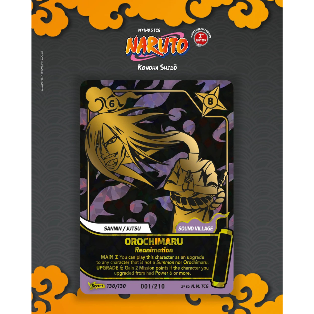 Naruto Mythos TCG - Konoha Shido Display - 2nd Edition - Englisch