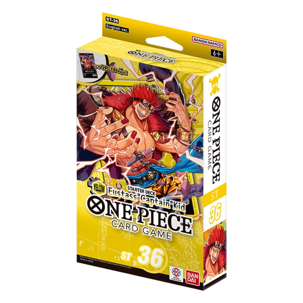 One Piece Card Game - STARTER DECK - YELLOW Eustass"Captain"Kid - [ST-36] - Englisch