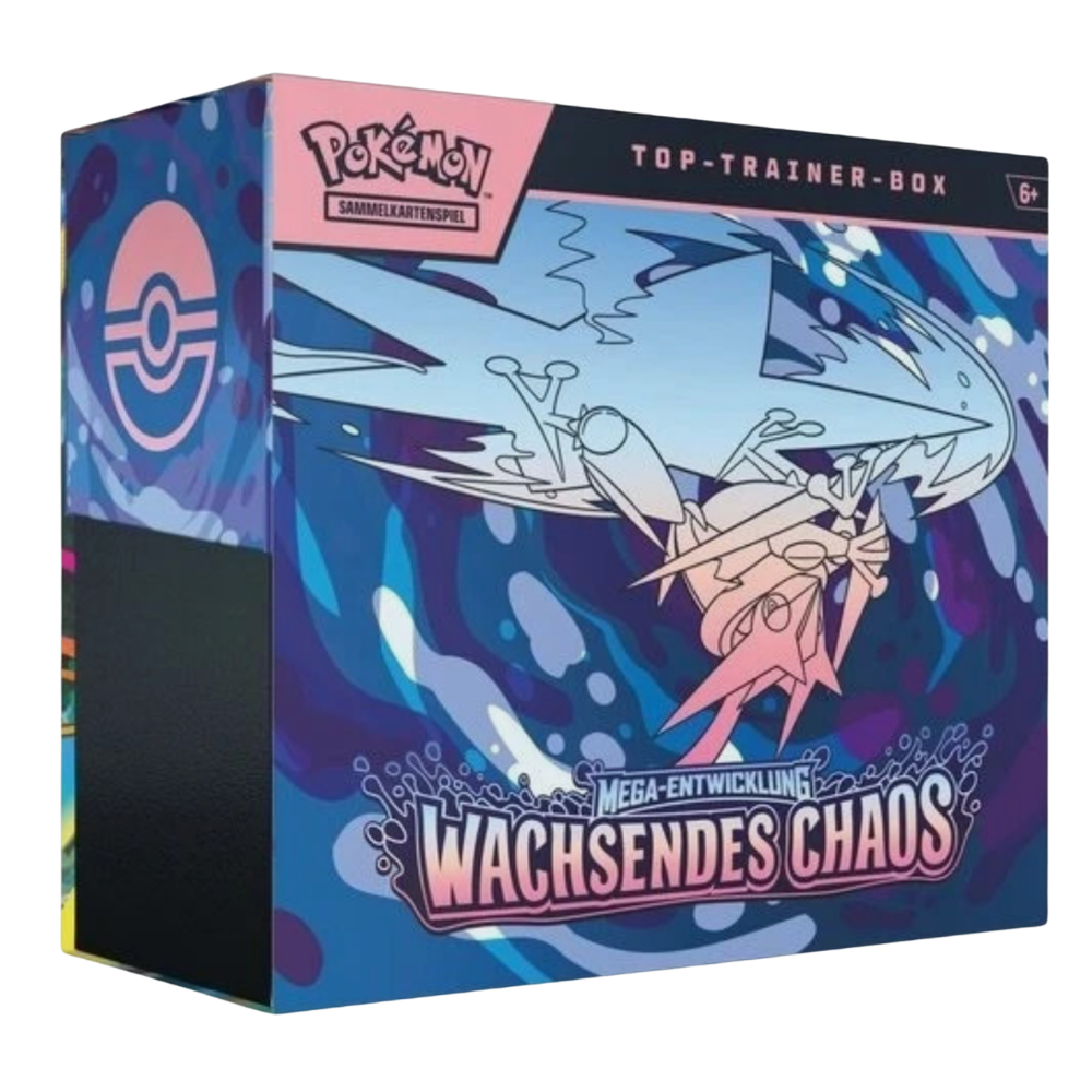 Pokemon - Wachsendes Chaos - Mega Evolution - ME04 – Top Trainer Box – Deutsch