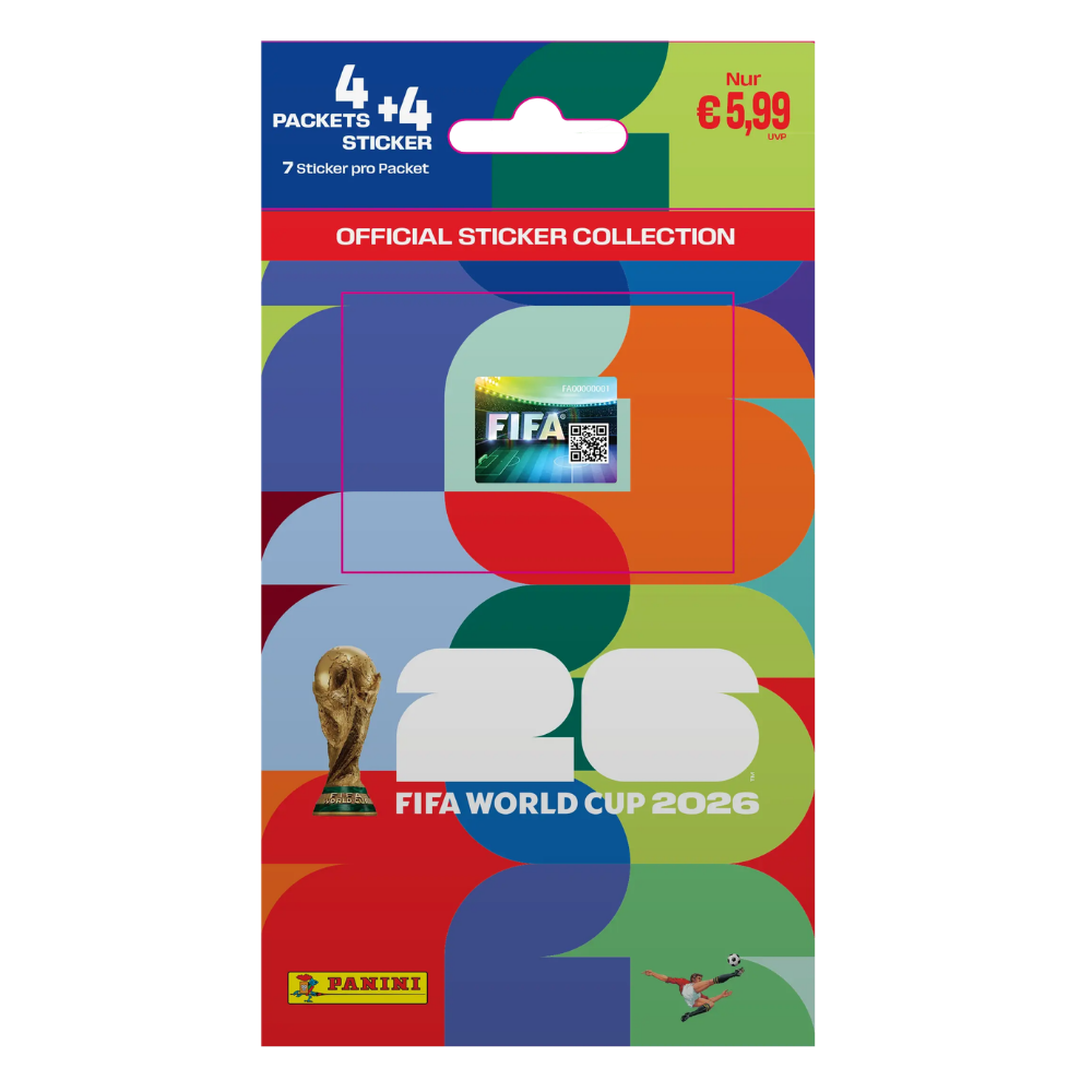 Panini - Fifa World Cup 2026 - Multi Pack - 4 Packs + 4 Sticker
