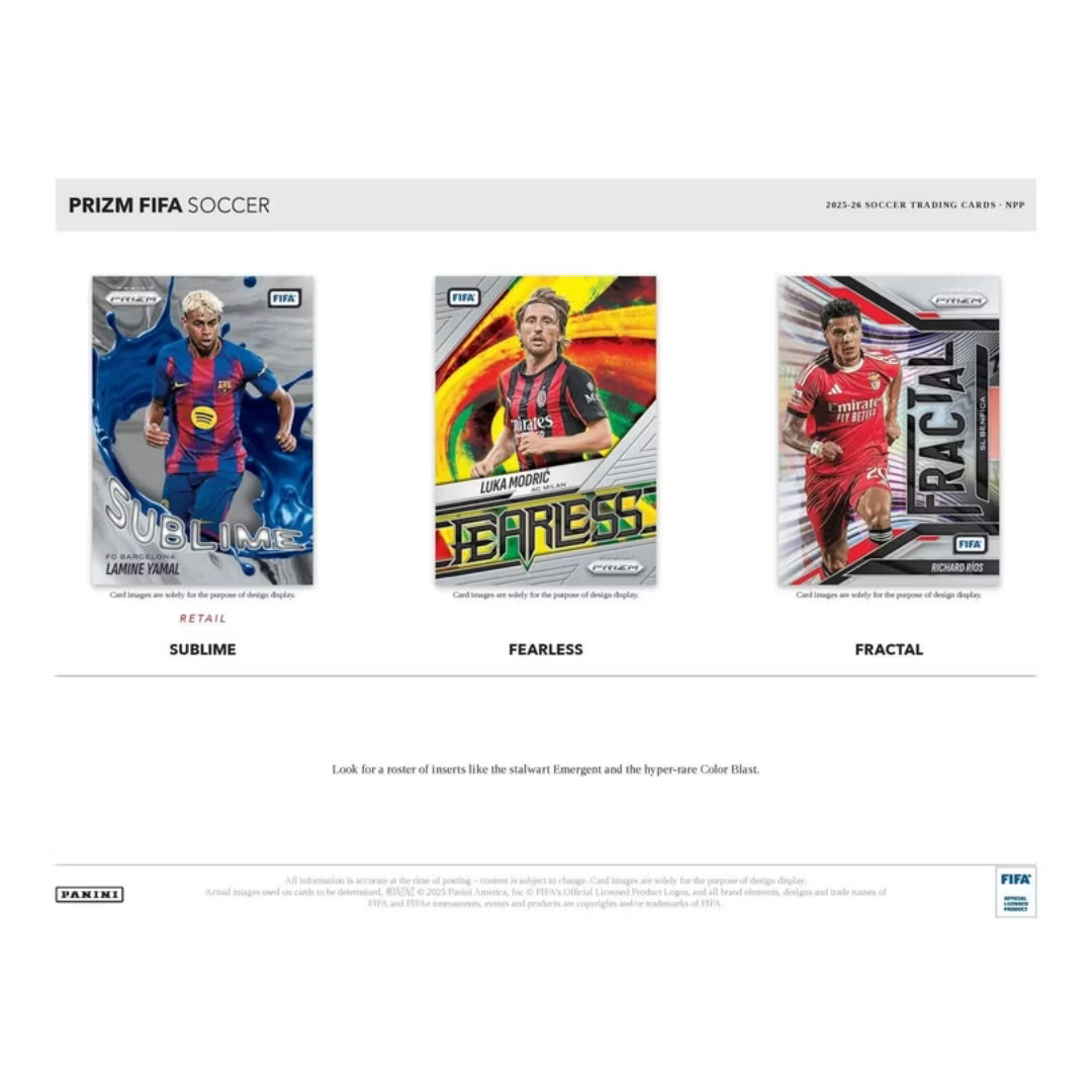 Panini Prizm FIFA Soccer Blaster Box - 2025-26