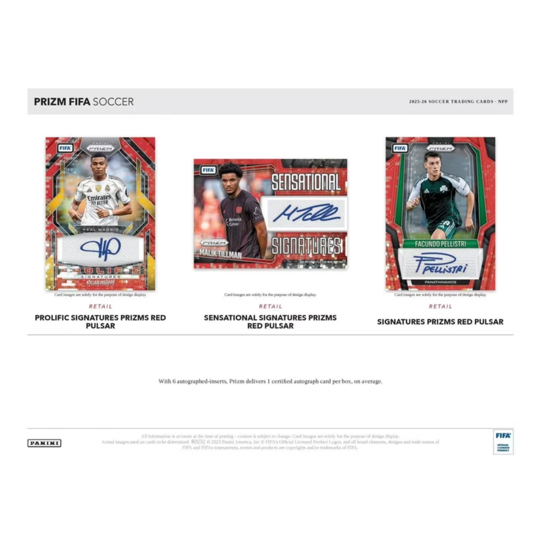 Panini Prizm FIFA Soccer Blaster Box - 2025-26