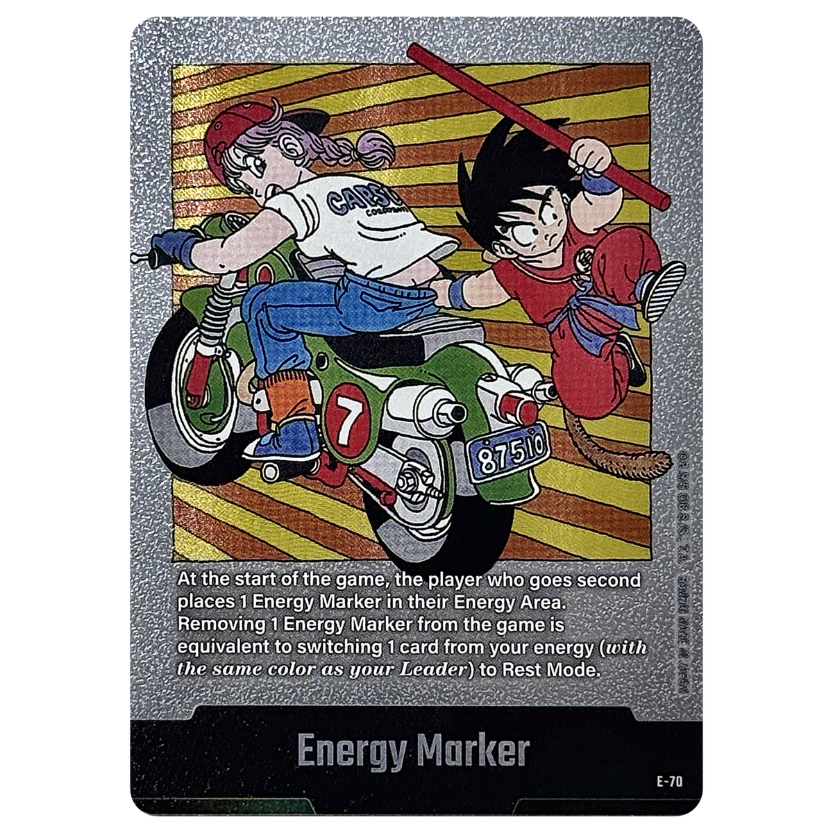 Energy Marker E-70 Dragon Ball Super Card Game Fusion World