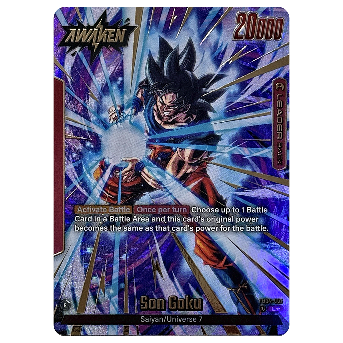 Son Goku FB04-001 L★ Ultra Limit Fusion World Einzelkarte