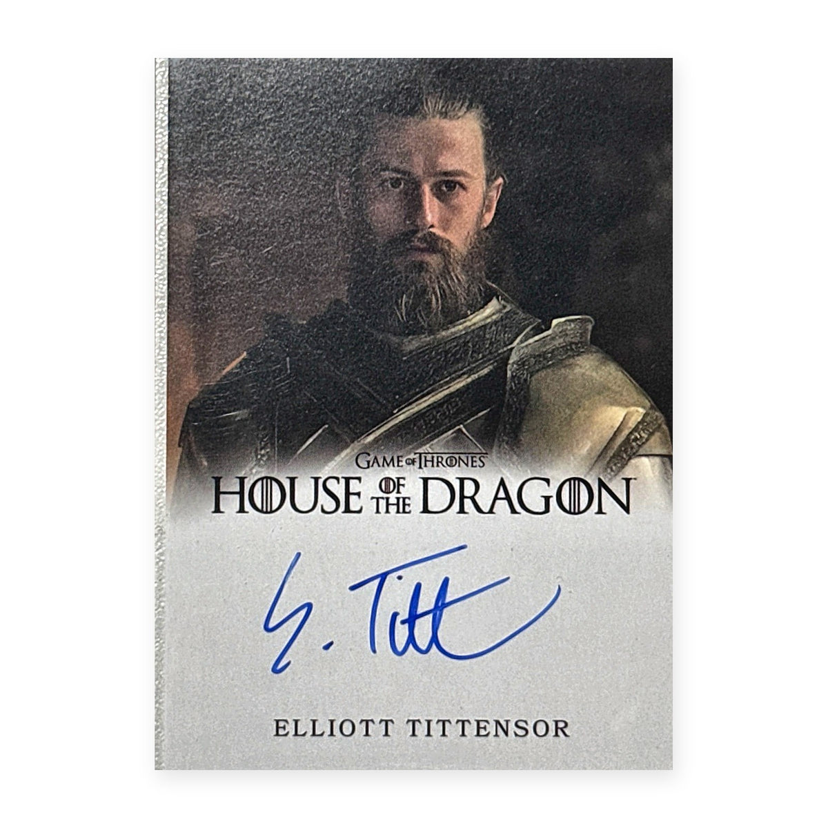 Elliott Tittensor Ser Erryk Cargyll Autograph HotD Series 2 Vorderseite