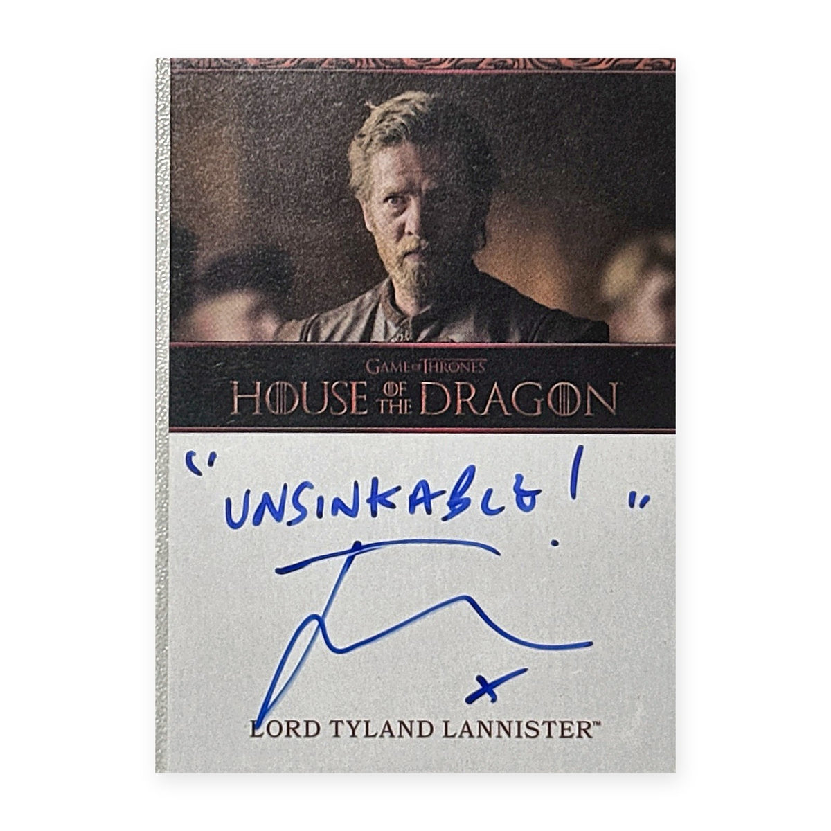 Jefferson Hall Lord Tyland Lannister Autograph HotD Series 2 Vorderseite
