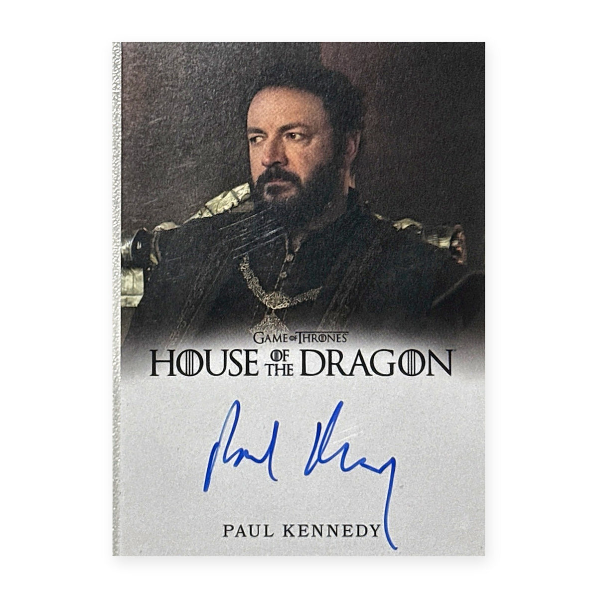 Paul Kennedy Lord Jasper Wylde Autograph HotD Series 2 Vorderseite