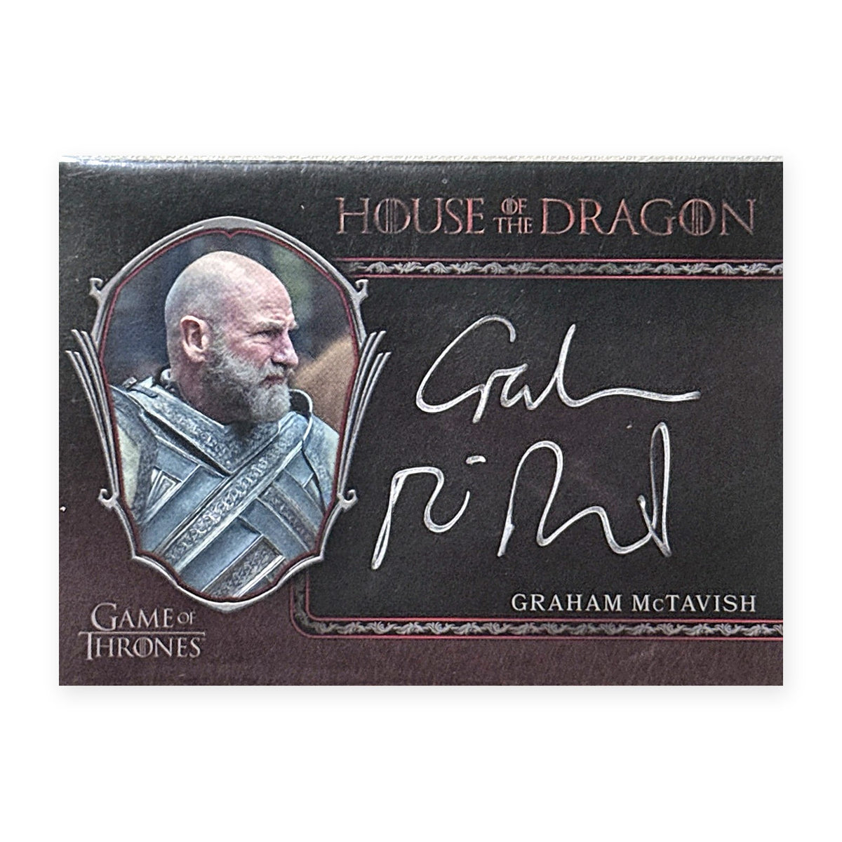 Graham McTavish Ser Harrold Westerling Autograph HotD Series 2 Vorderseite