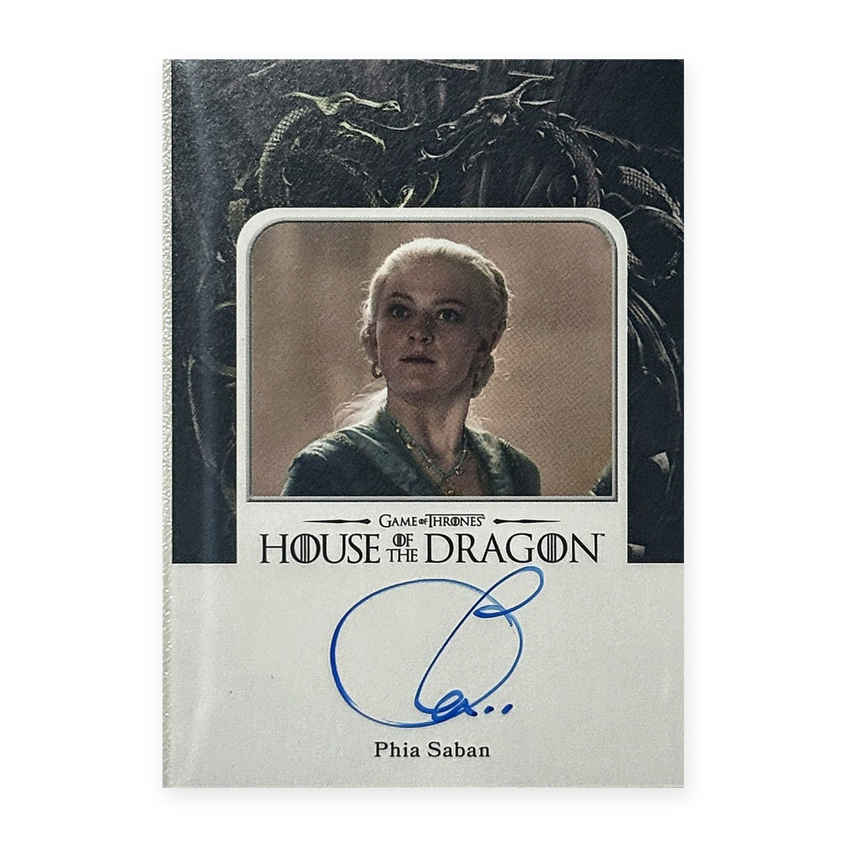 Phia Saban Queen Helaena Targaryen Autograph HotD Series 2 Vorderseite
