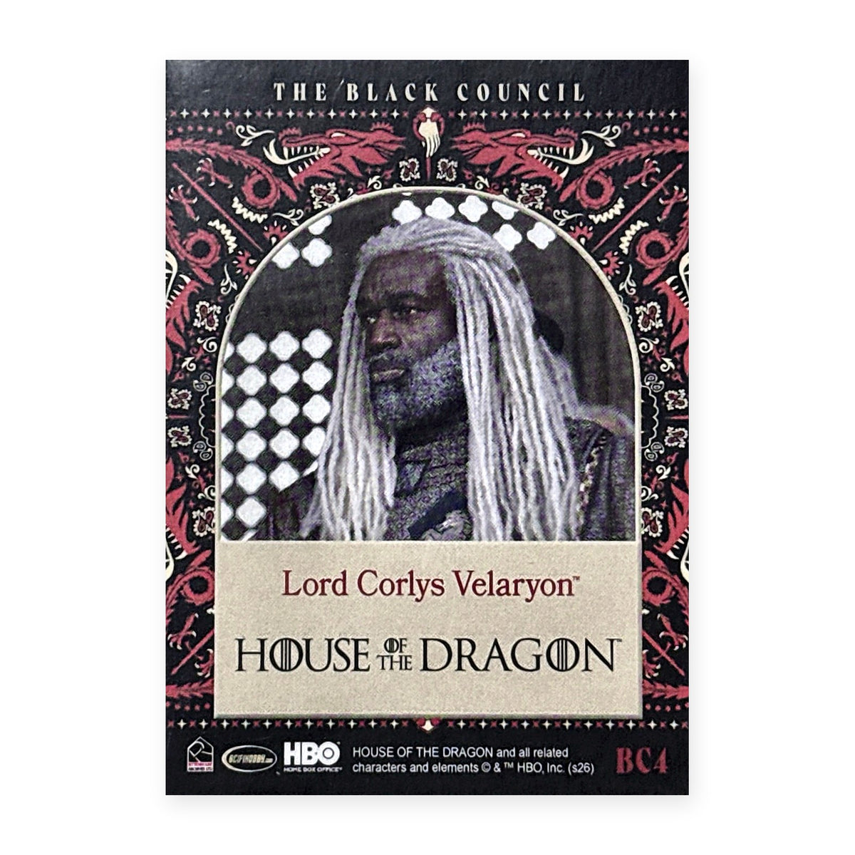 Lord Corlys Velaryon BC4 HotD Series 2 Rückseite