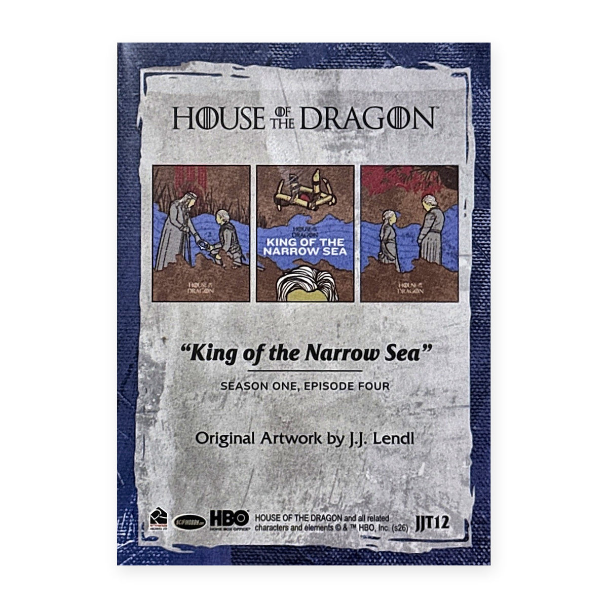 King of the Narrow Sea JJT12 HotD Series 2 Rückseite