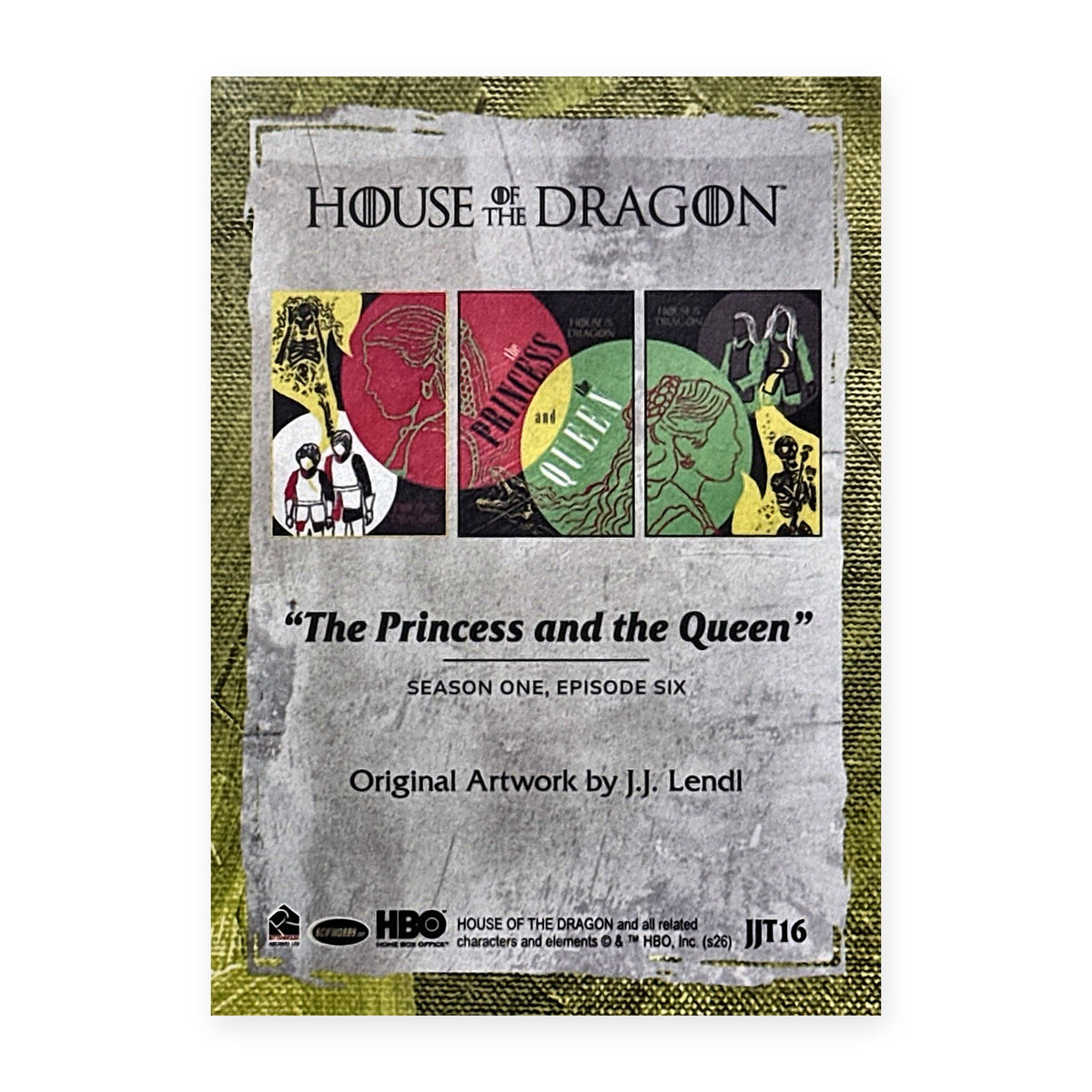 The Princess and the Queen JJT16 HotD Series 2 Rückseite
