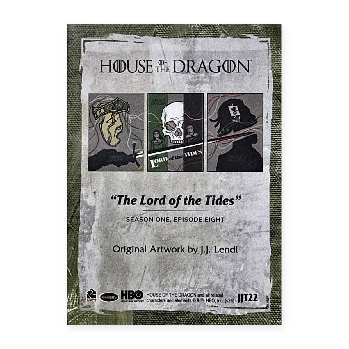 The Lord of the Tides JJT22 HotD Series 2 Rückseite