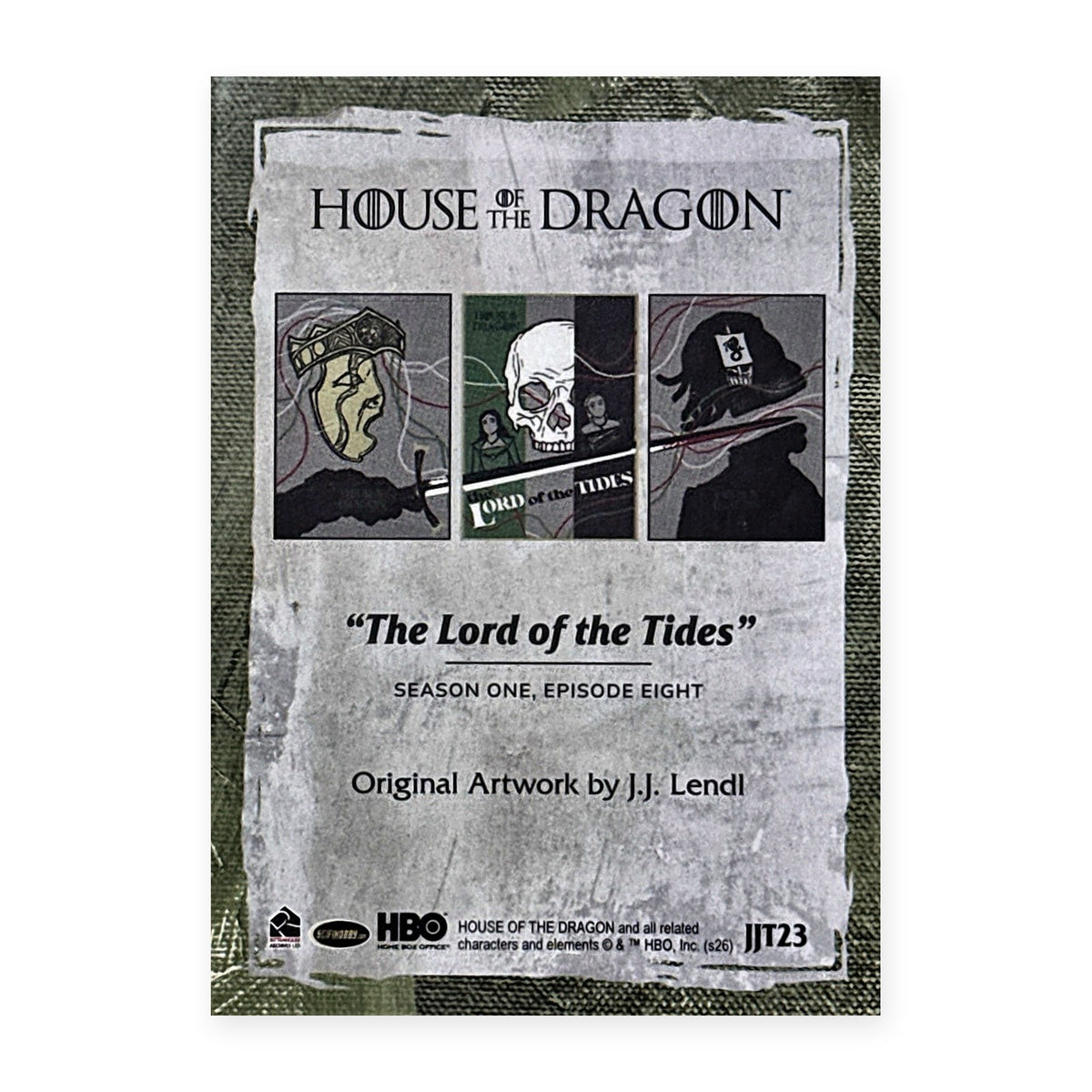 The Lord of the Tides JJT23 HotD Series 2 Rückseite