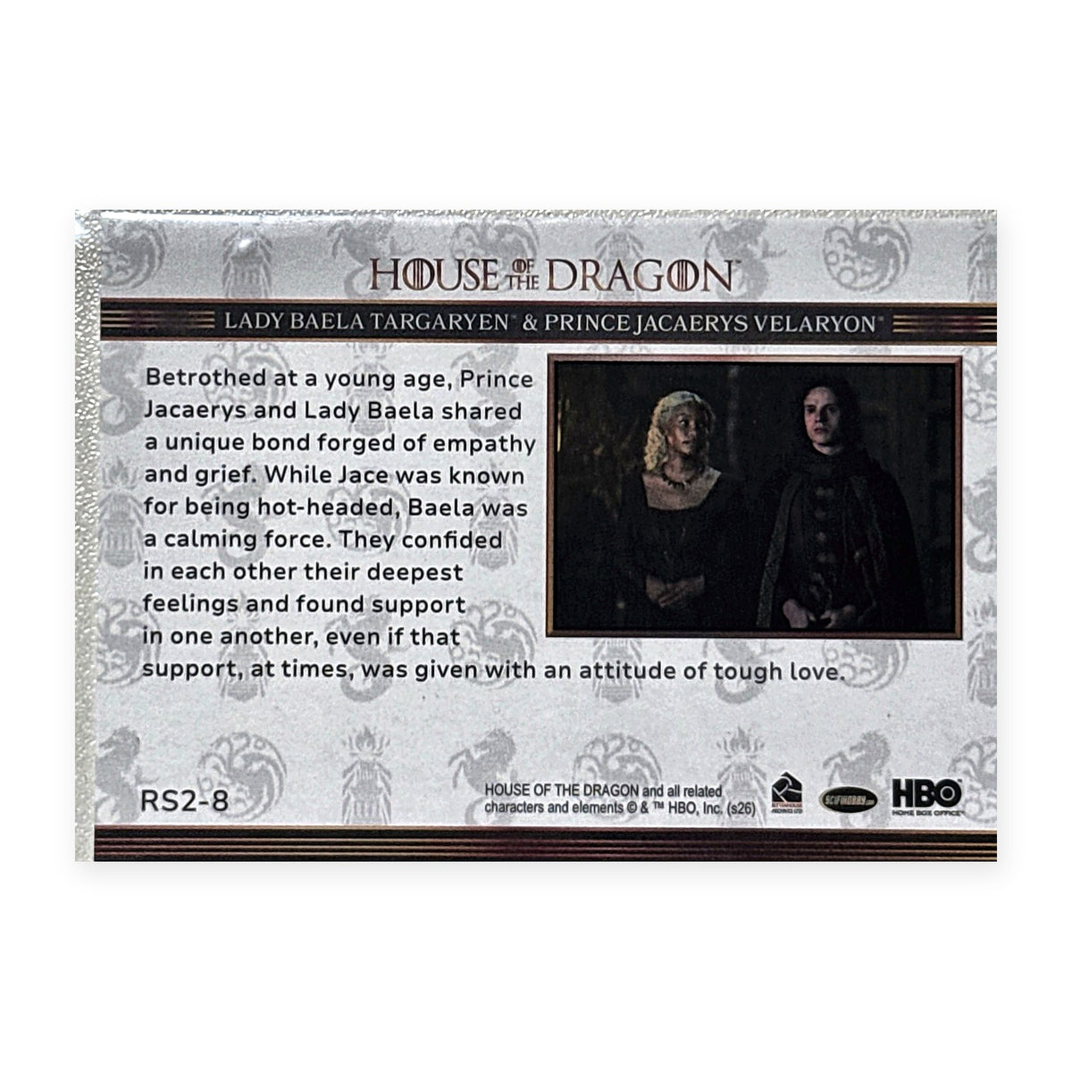 Baela & Jacaerys RS2-8 HotD Series 2 Rückseite