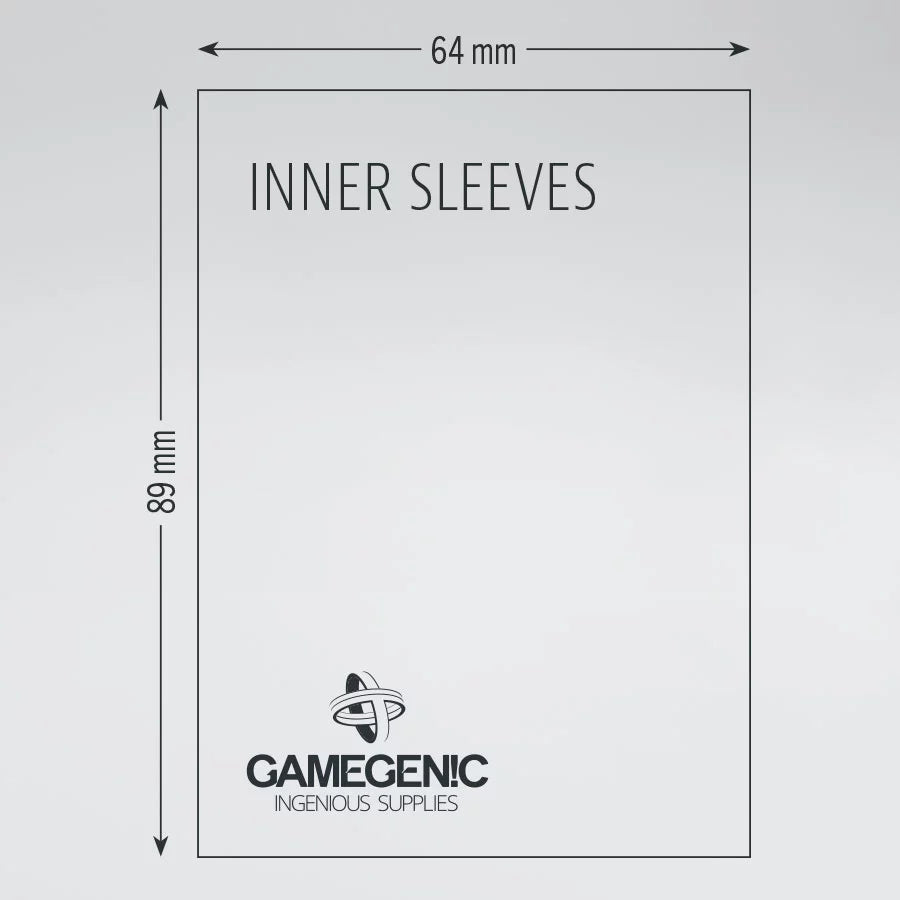Gamegenic Inner Sleeves 64x89 - 100 Stk.